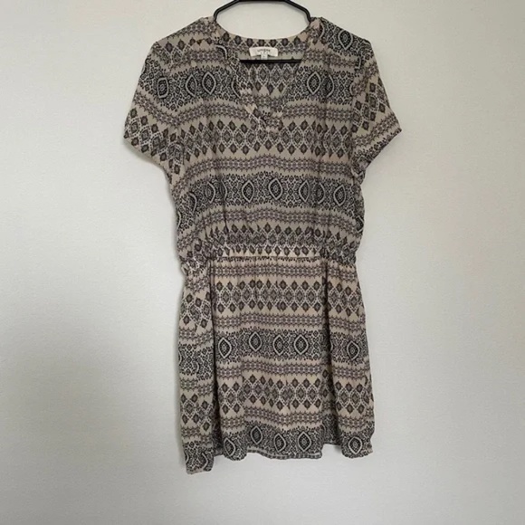 Umgee USA Boho Print Dress Women’s Large Tunic Lightweight - Picture 1 of 4